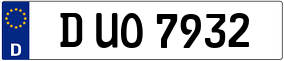 Truck License Plate